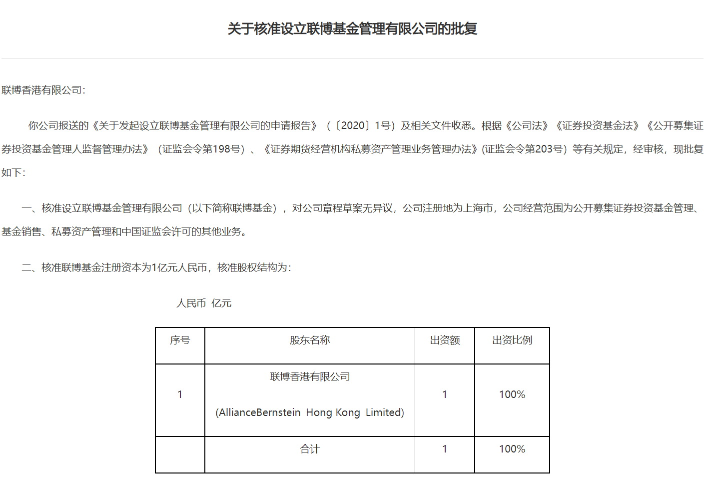 联博获批“落子”境内市场，外商独资公募扩至8家