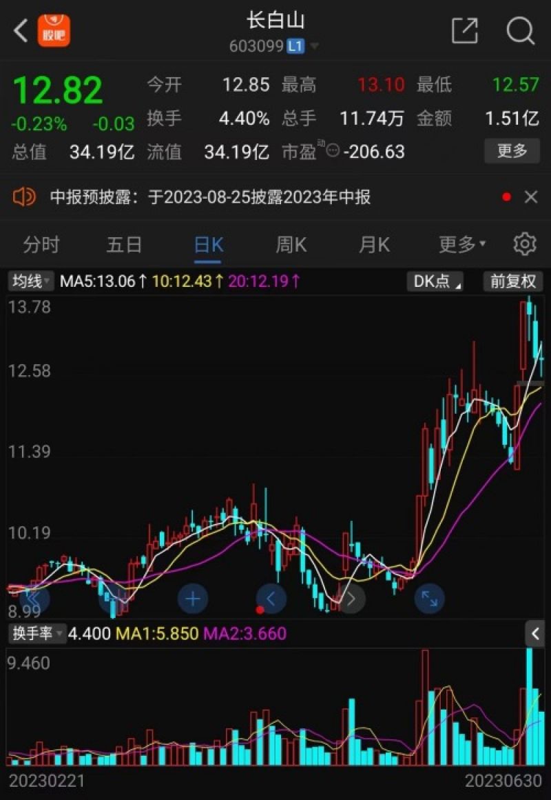 高温催生避暑旅游热 ：中信证券及外资扎堆买入加仓长白山，涨停还有几个？