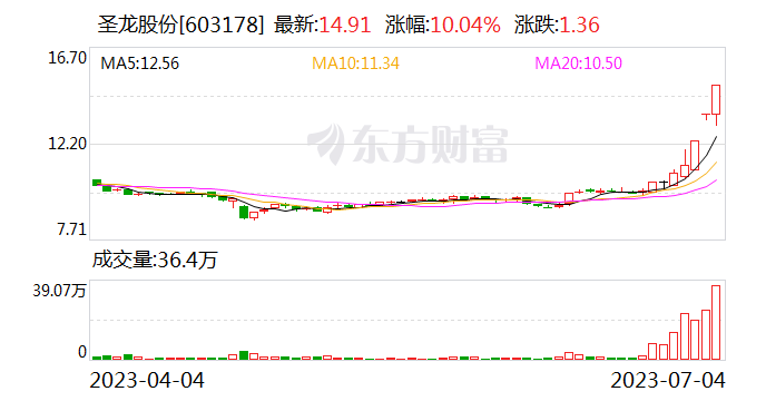 圣龙股份：股票价格短期涨幅较大 可能存在非理性炒作风险