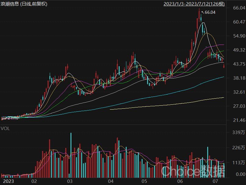 翻倍牛股浪潮信息上半年净利预降超六成