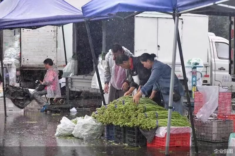 暴雨中北京商超保供应！今日新发地蔬菜上市2.06万吨