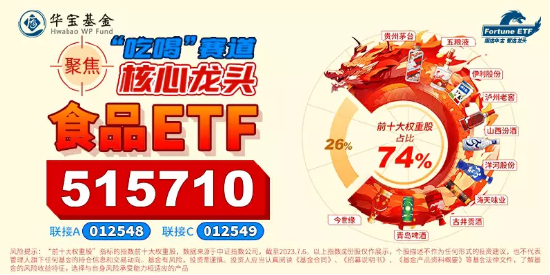 【ETF特约收评】A股风云突变，吃喝板块尽墨，食品ETF（515710）失守20日均线，下半年还有戏吗？