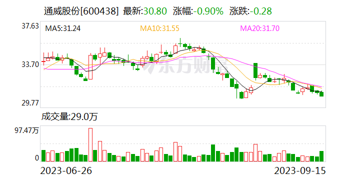 通威股份：光伏是我国少有的获得全球竞争优势的新兴产业