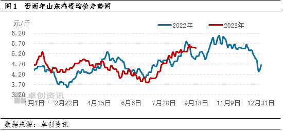 卓创资讯：需求尚可 山东鸡蛋价格高位小涨