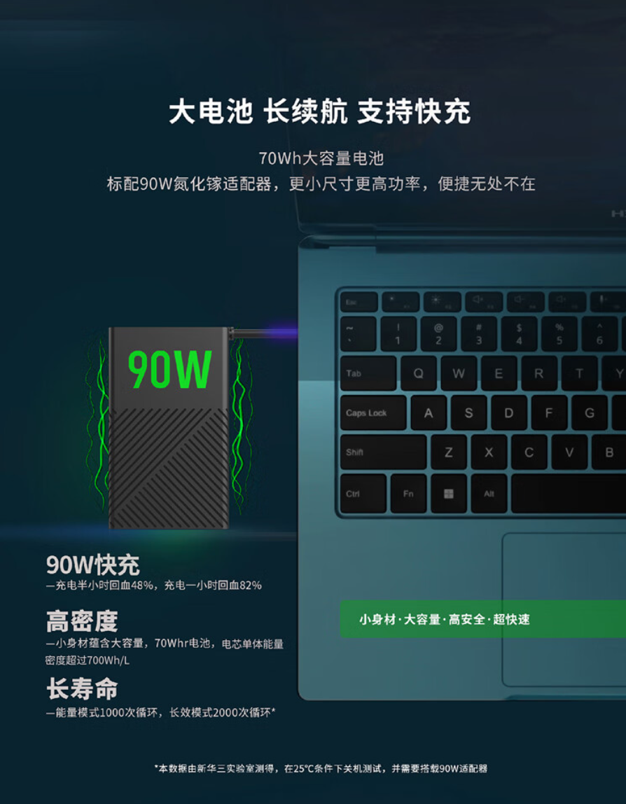 新华三推出 H3CBook Ultra 14T G2 笔记本：升级 13 代酷睿、内存频率更高