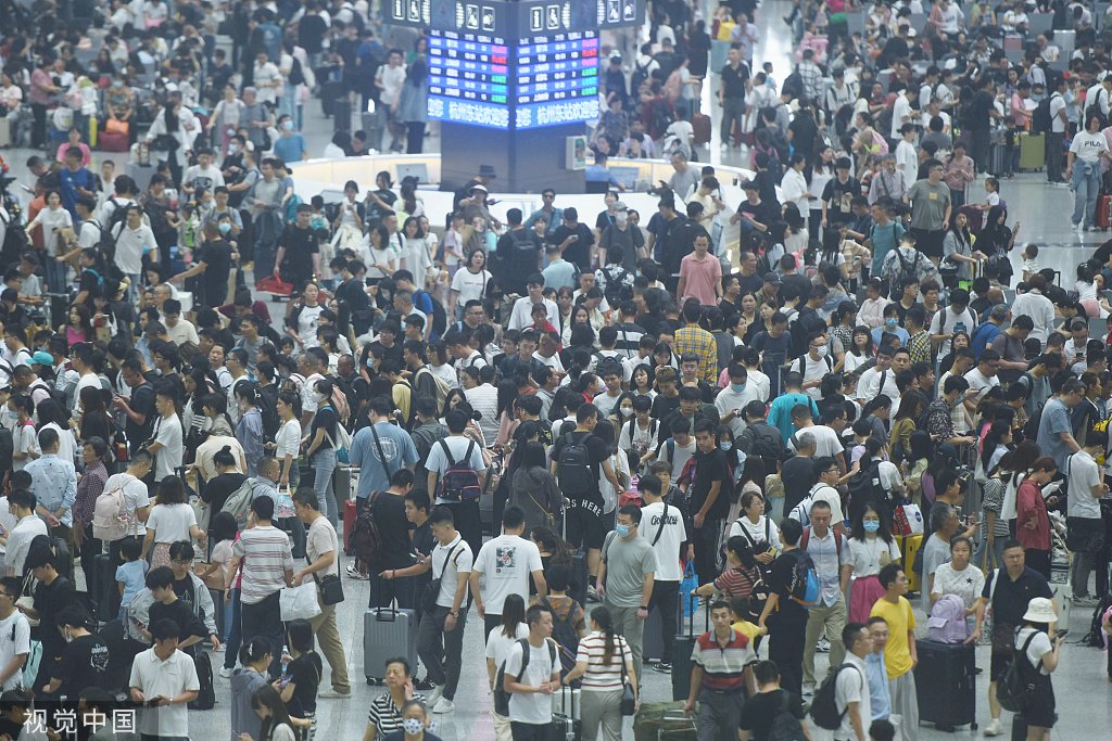 全国铁路今日迎返程客流最高峰，预计发送1880万人次