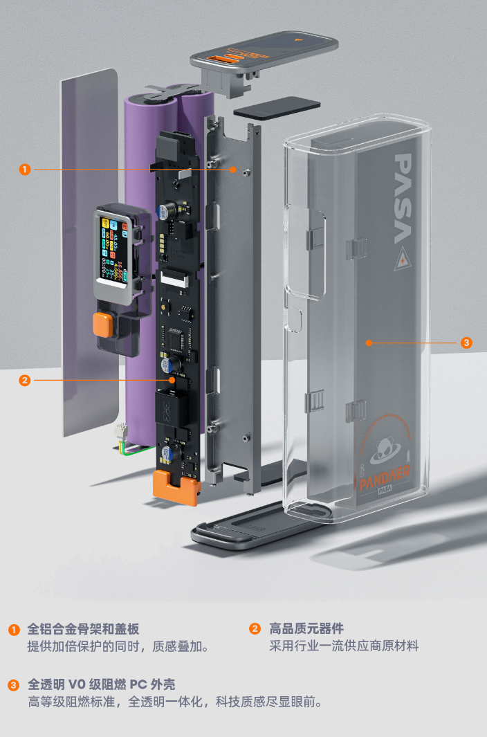 魅族 PANDAER × 闪极 130W 可视移动电源发布：72Wh 容量，首发价 799 元