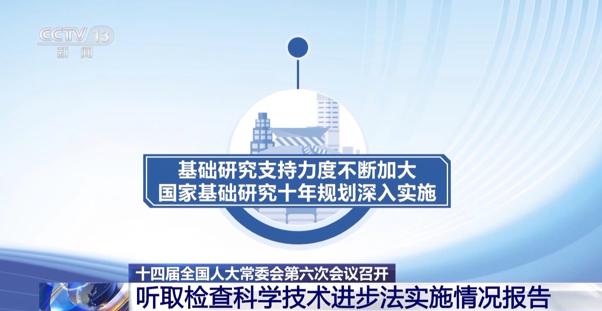 十四届全国人大常委会第六次会议召开 听取检查科学技术进步法实施情况报告