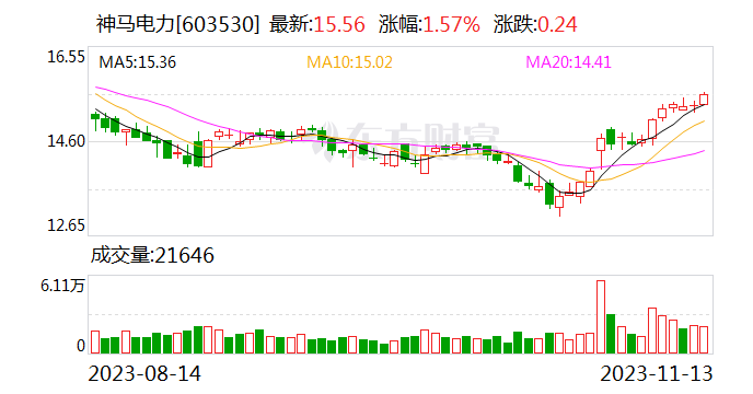 神马电力：11月13日首次回购公司股份10万股