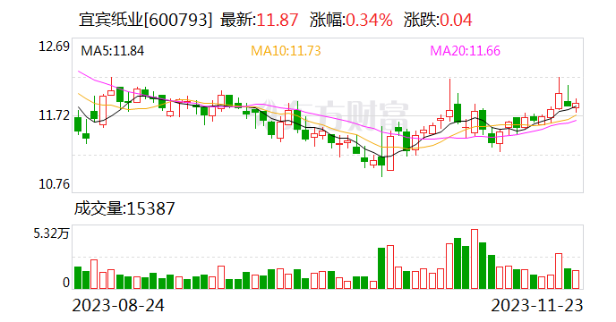 宜宾纸业：拟斥资3.8亿元建设食品包装原纸调结构技改项目